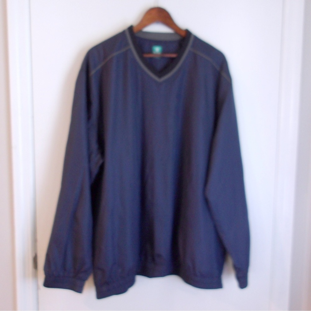 Pro Tour Pullover Windbreaker V-Neck‎ Golf Lightweight XXL / #5353